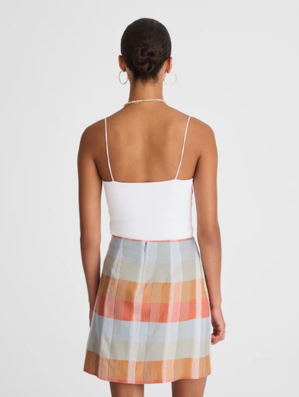 Madewell Multicolor Striped Linen-Blend Skirt - Picture 5 of 7